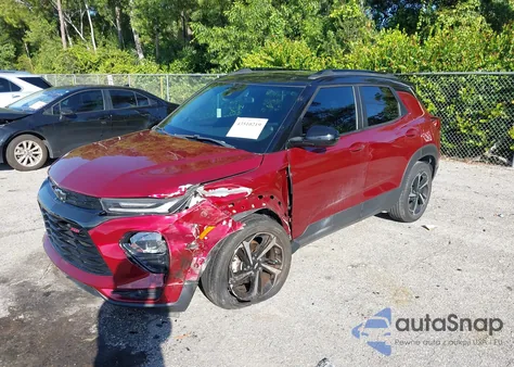 2022 Chevrolet Trailblazer Fwd Rs z USA, uszkodzony, nr VIN KL79MTSL6NB110306